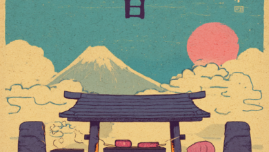 وجبة غداء يابانية