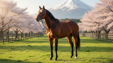 حصان سباق ياباني